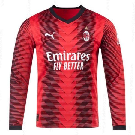 AC Milan Home Long Sleeve Futbolo marškinėliai 23/24