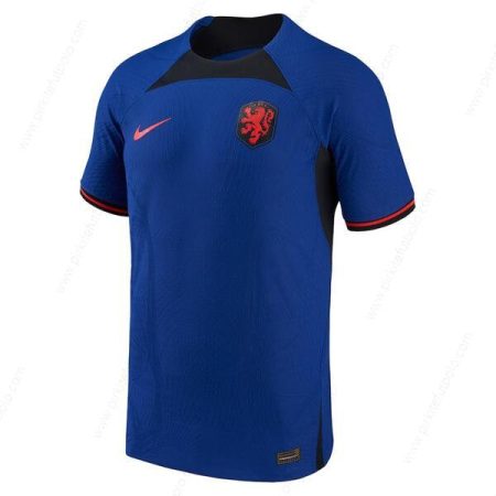 Nyderlandai Away Žaidėjo versija Futbolo marškinėliai 2022