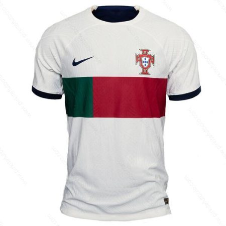 Portugalija Away Žaidėjo versija Futbolo marškinėliai 2022