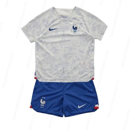 Prancūzija Away Vaikų futbolo rinkinys 2022