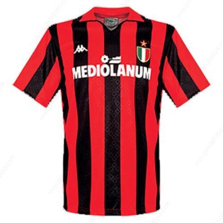 Retro AC Milan Home Futbolo marškinėliai 1989