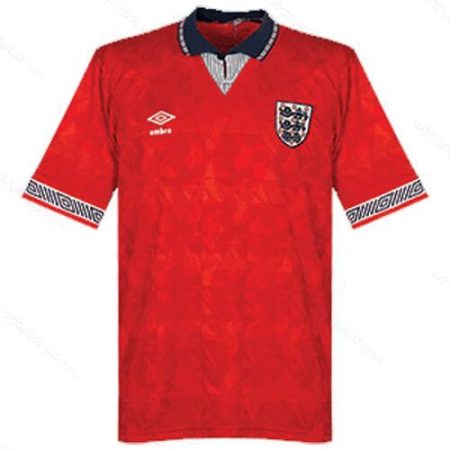 Retro Anglija Away Futbolo marškinėliai 1990