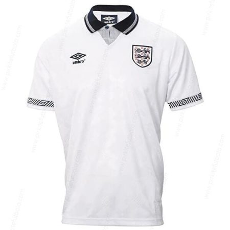 Retro Anglija Home Futbolo marškinėliai 1990