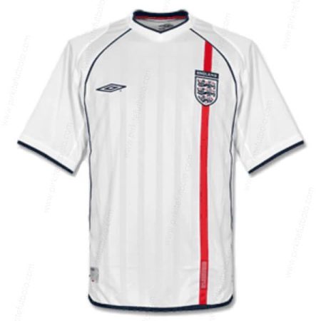 Retro Anglija Home Futbolo marškinėliai 2002