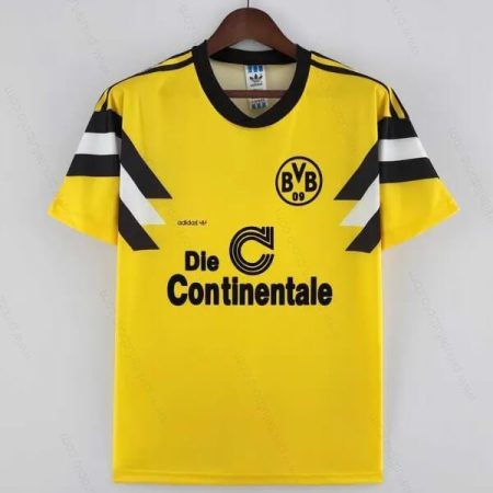 Retro Borussia Dortmund Home Futbolo marškinėliai 1989