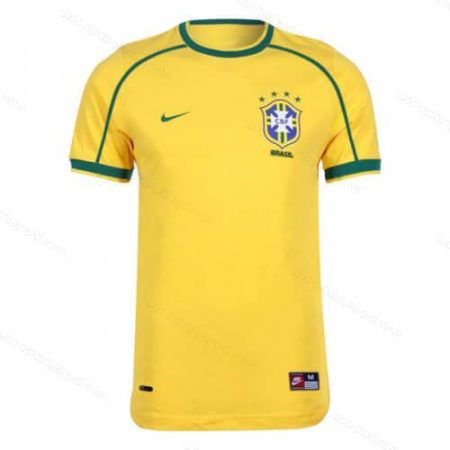 Retro Brazilija Home Futbolo marškinėliai 1998