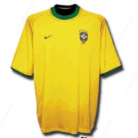 Retro Brazilija Home Futbolo marškinėliai 2000