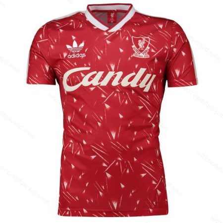 Retro Liverpool Candy Home Futbolo marškinėliai 89/91