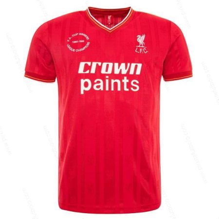 Retro Liverpool Home Double Winners Futbolo marškinėliai 85/86