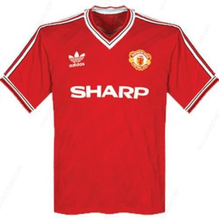 Retro Manchester United Home Futbolo marškinėliai 1986