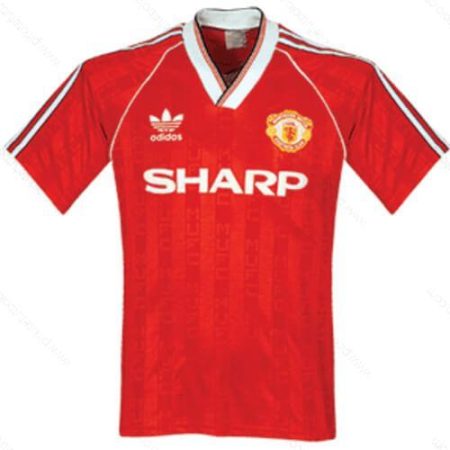 Retro Manchester United Home Futbolo marškinėliai 1988