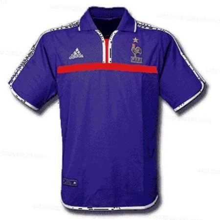 Retro Prancūzija Home Futbolo marškinėliai 2000