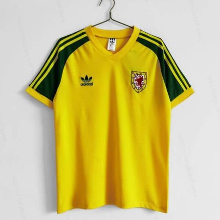Retro Velsas Away Futbolo marškinėliai 82